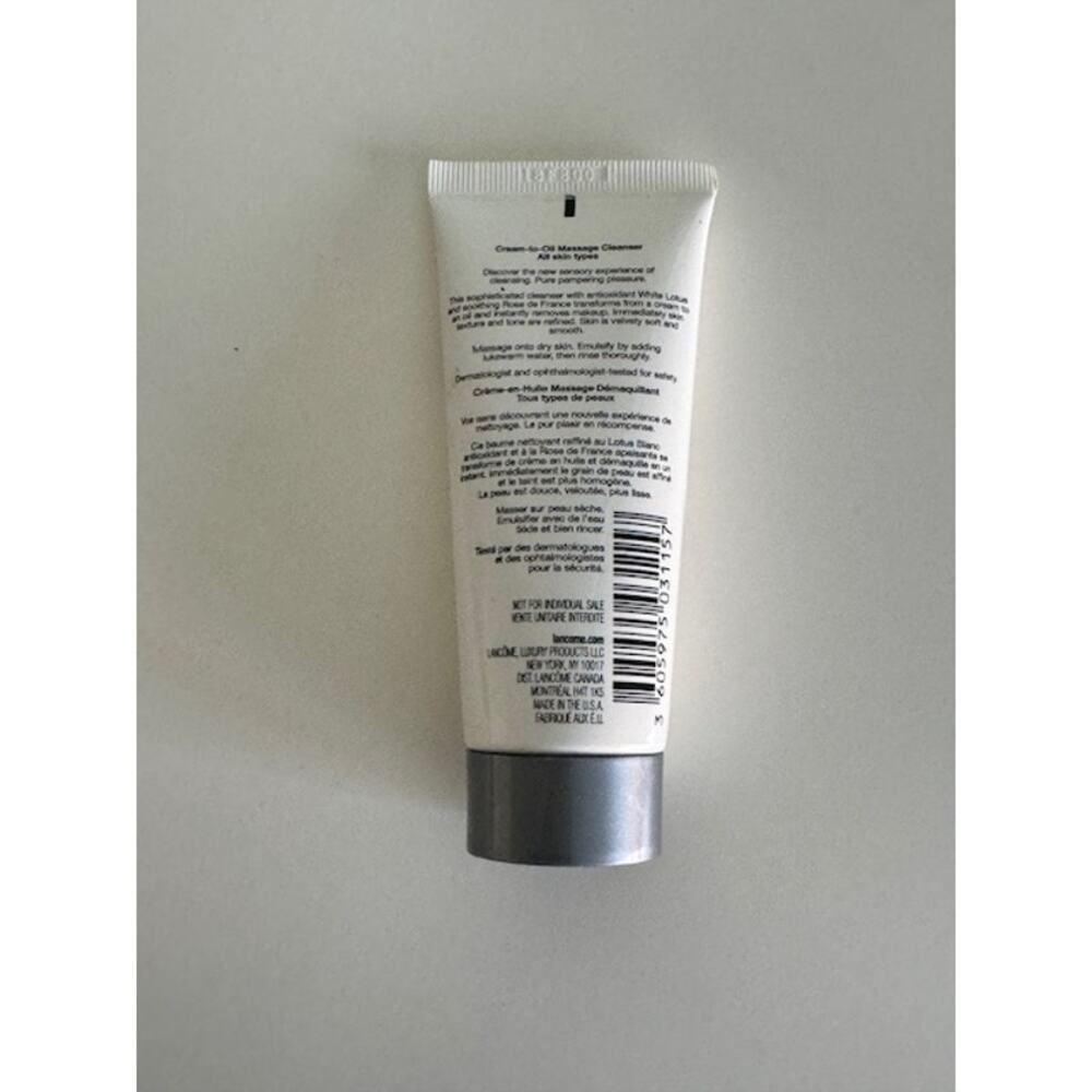 Lancôme Creme Douceur Creme-To-Oil Massage Cleanser All Skin Types 2 fl oz - Picture 2 of 4